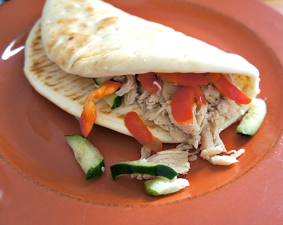 Pollo a la Griega Envuelto en Pan de Pita | Recetas Saladmaster