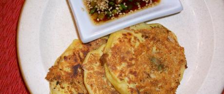 Noku Bindaetteok (Tortitas Coreanas de Alubias Mung)