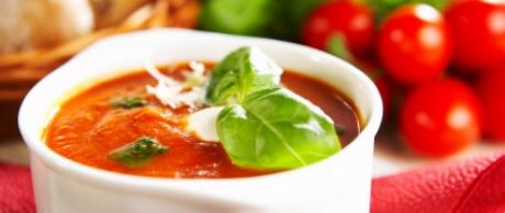 Receta Saladmaster Sopa de Tomate y Albahaca 